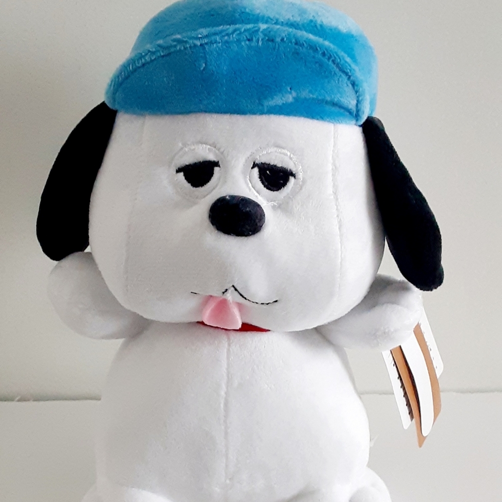 Peanut Snoopy Cousin 10in Plush Toy Wearing Blue Hat